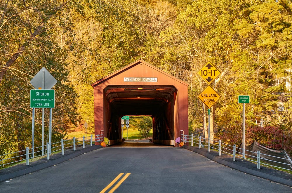 Covered bridge sharon ct